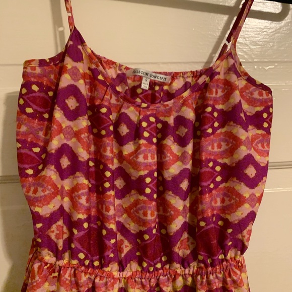 Collective concepts pink patterned maxi dress - Picture 5 of 5